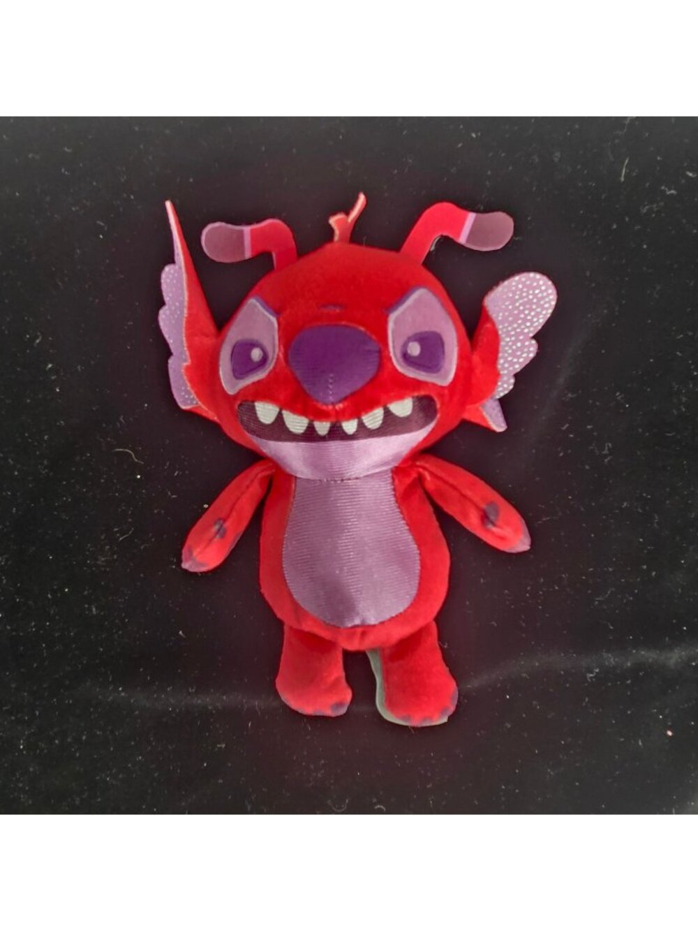 Disney Stitch Leroy 628 Red Plush Toy With Wings 10 Inches